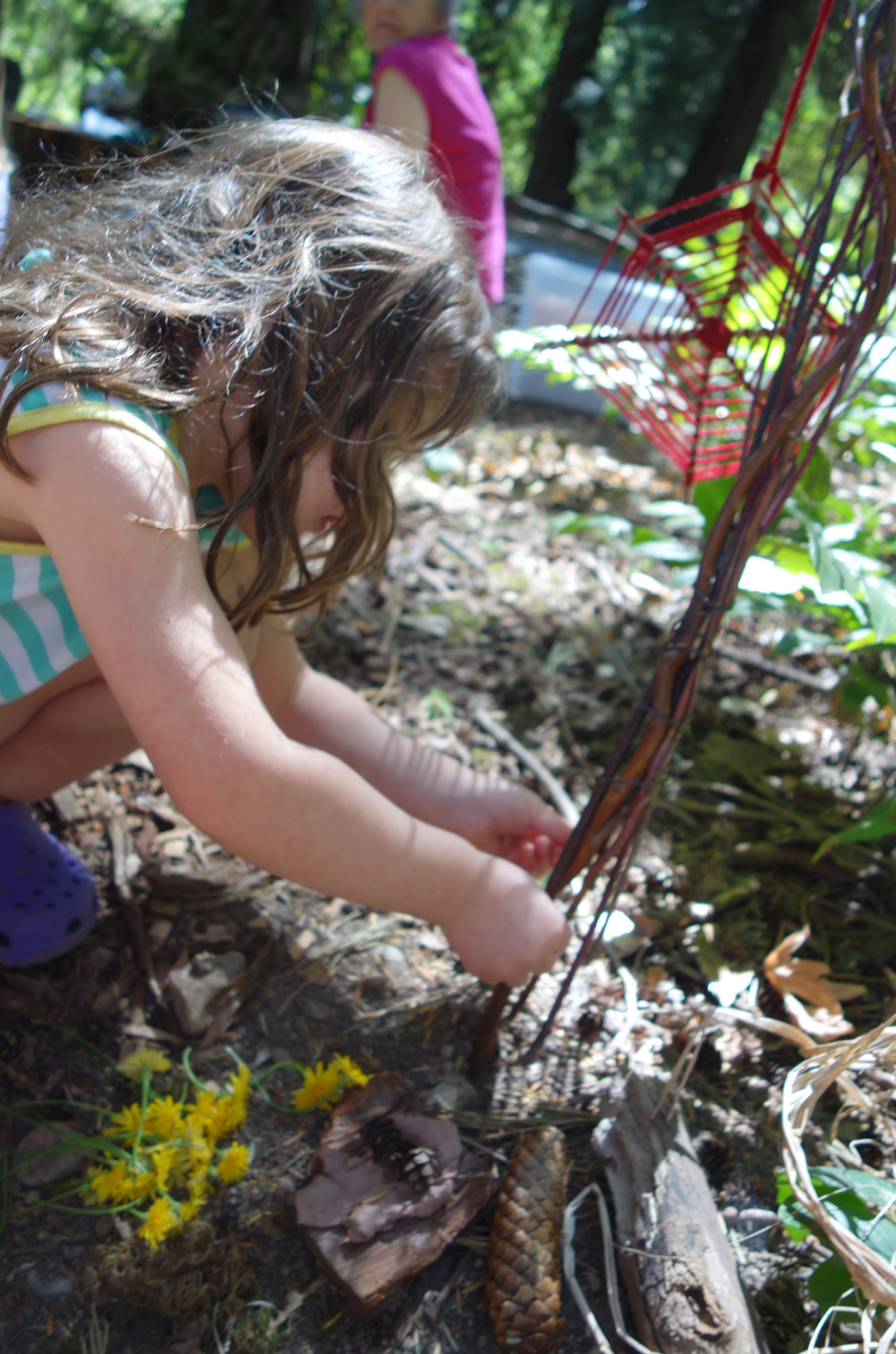 Knot tying requires full concentration and effort.