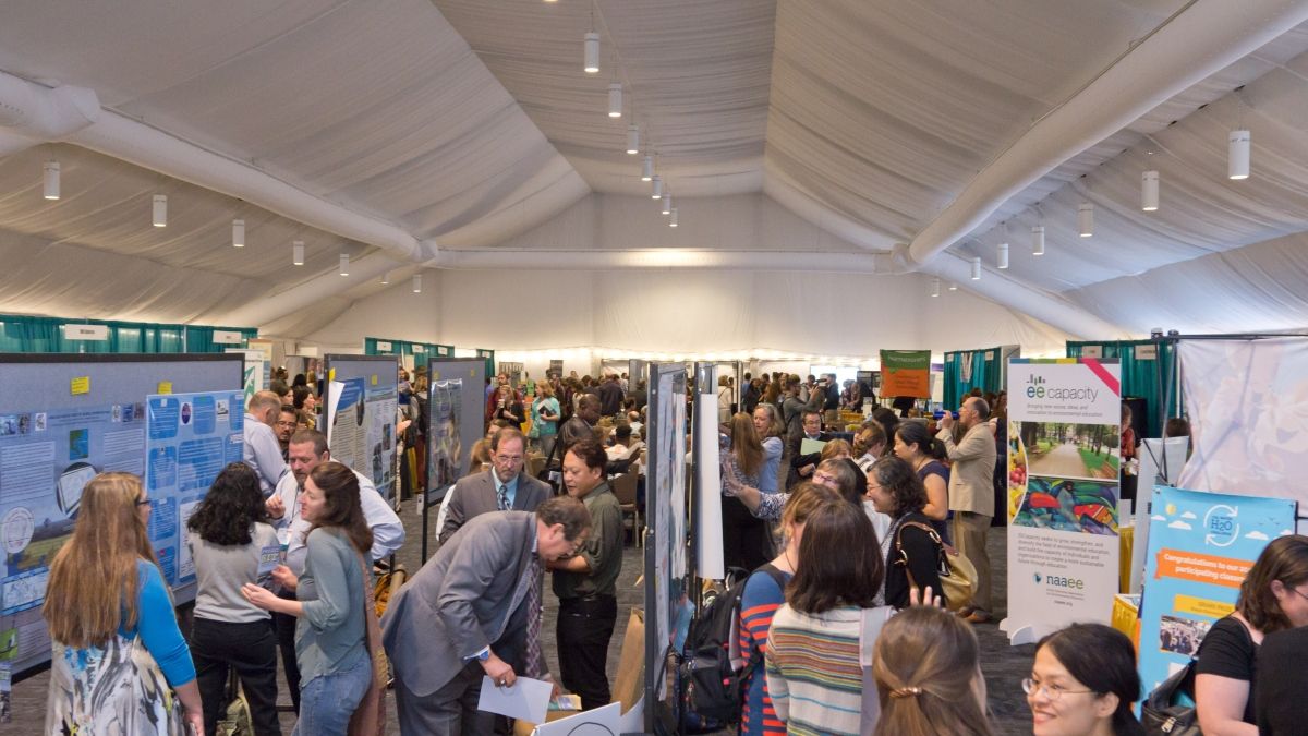The exhibit all at the 2015 NAAEE conference.