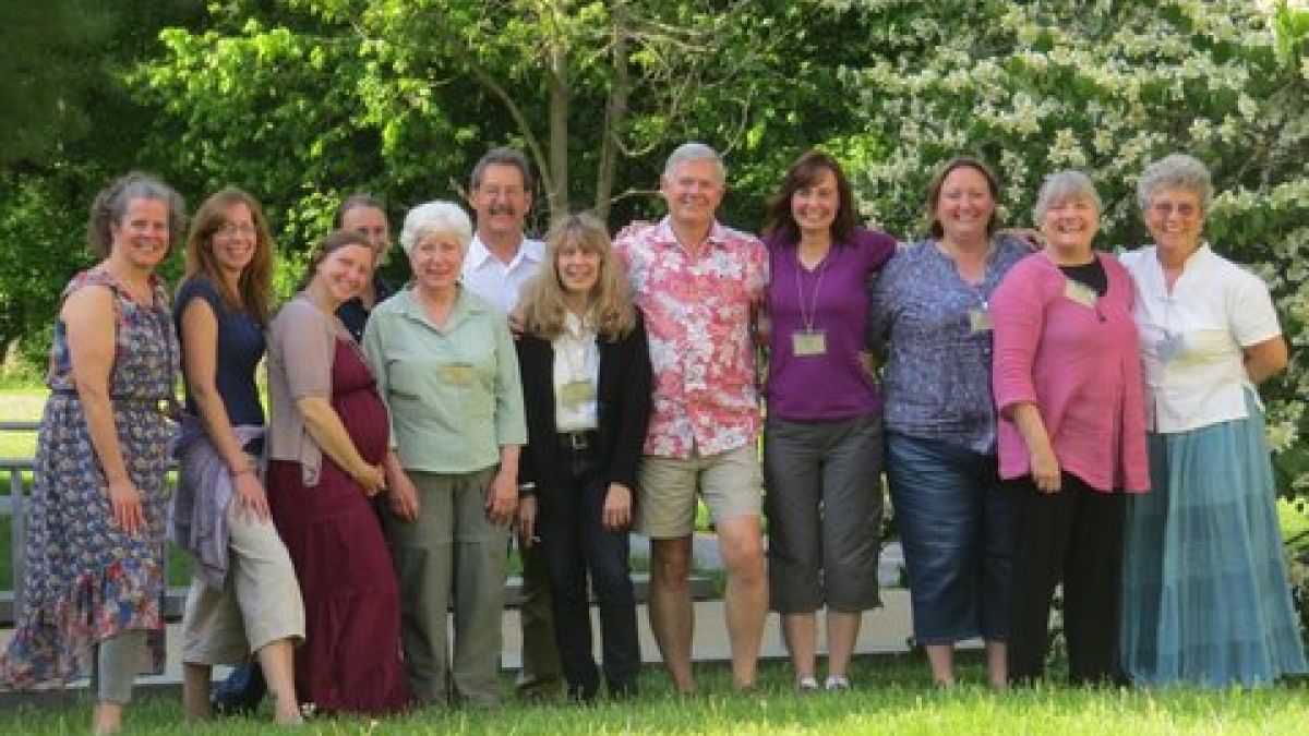 Some of the leadership team of the Council of Nature and Forest Preschools.