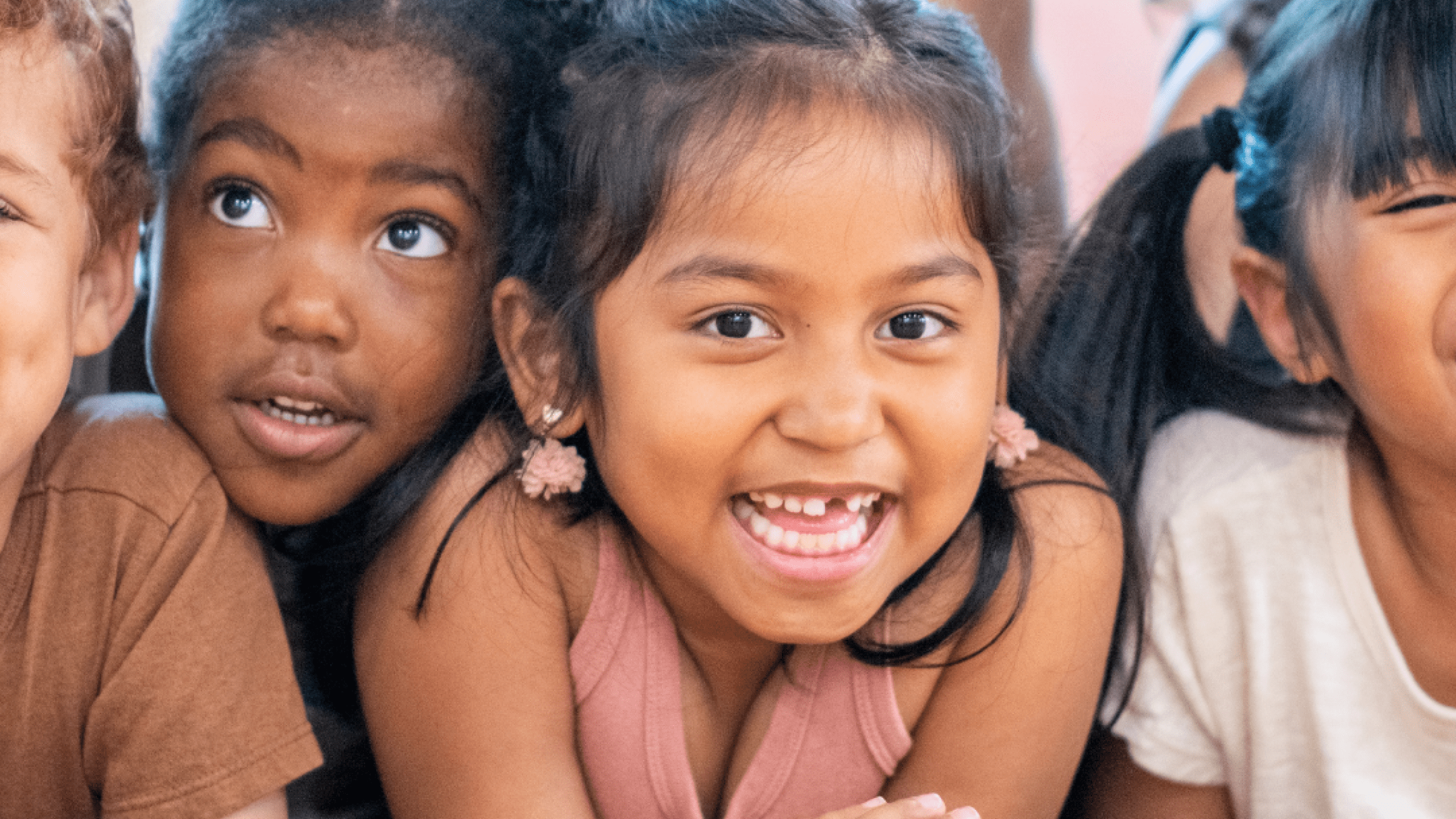 diverse group of children