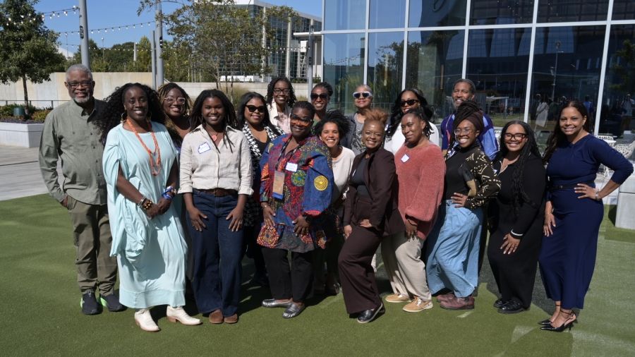 group picture from the Seeds of Justice convening at the Signia Hotel in Atlanta, Georgia