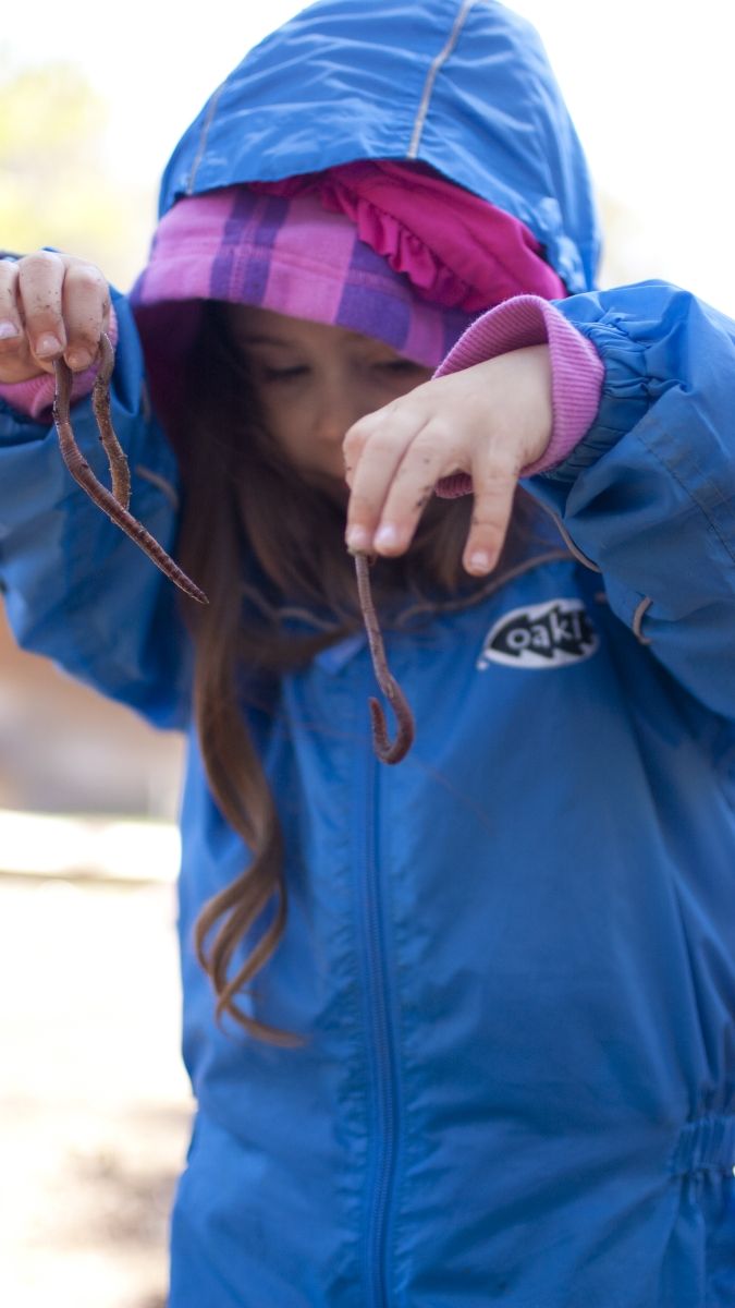 In nature preschools, students spend time outdoors exploring nature daily.