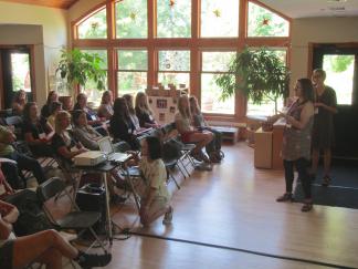 A session at the Dodge Nature Preschool