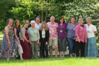 Some of the leadership team of the Council of Nature and Forest Preschools.