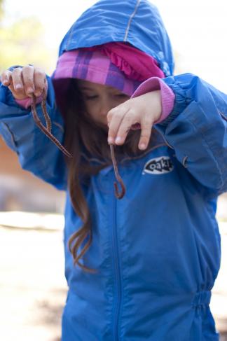 In nature preschools, students spend time outdoors exploring nature daily.