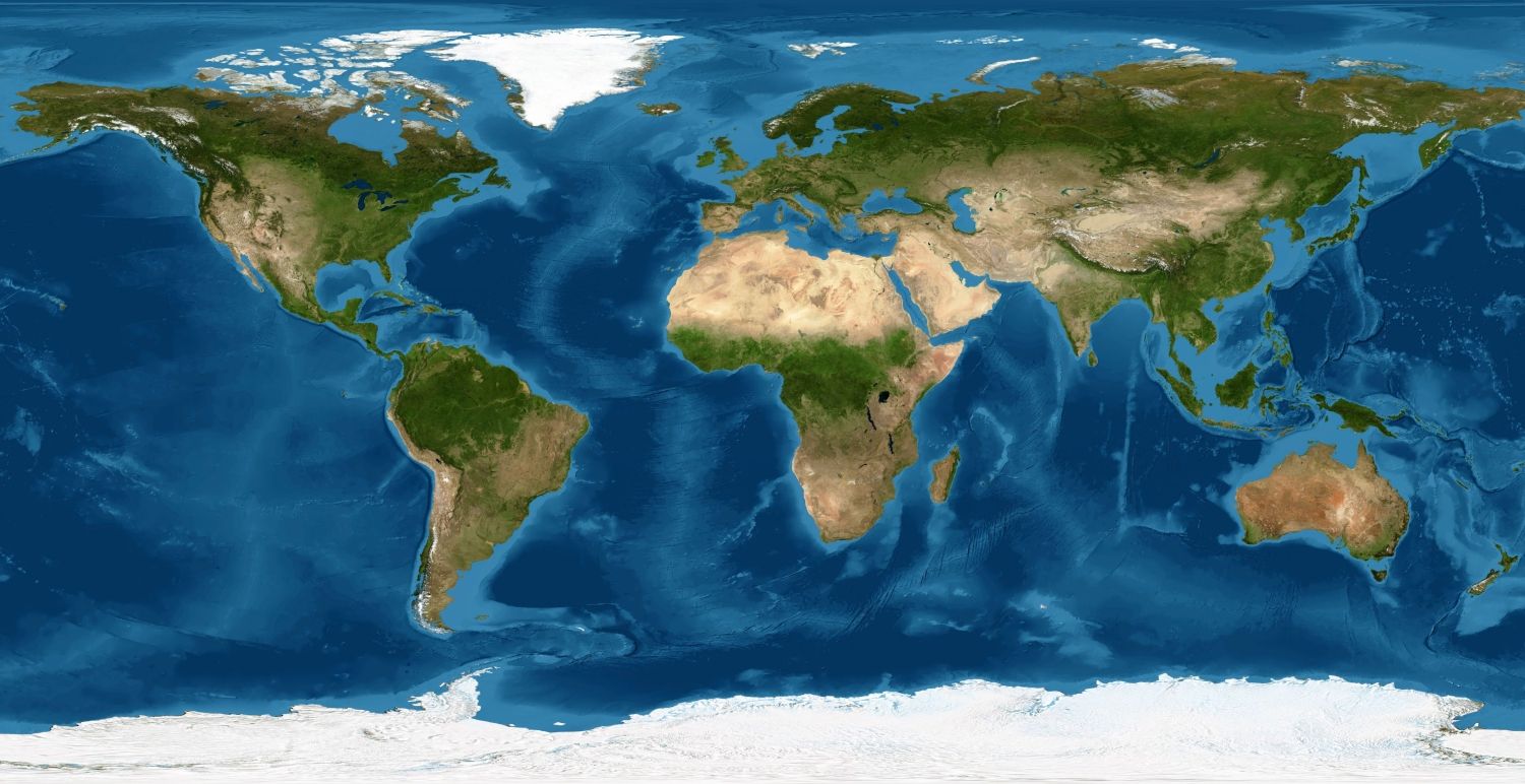 world map