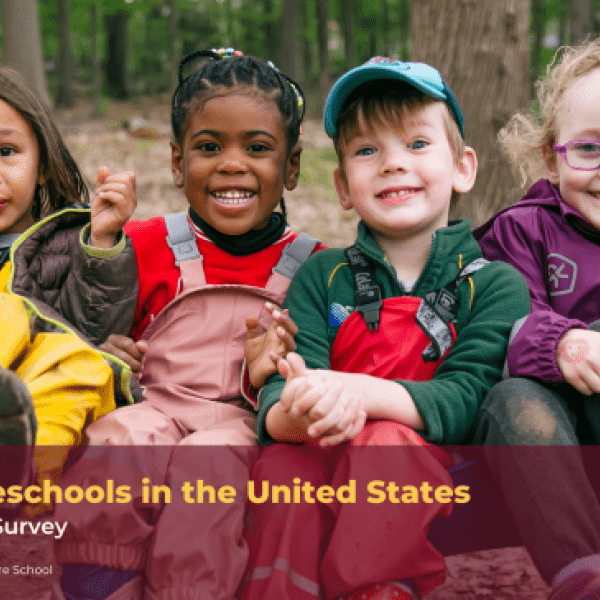 smiling children outdoors