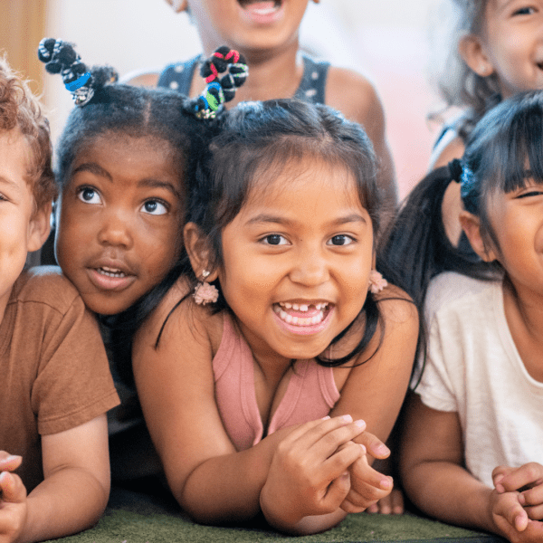 diverse group of children