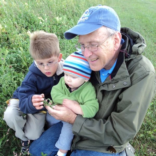 Herb Broda and young children 