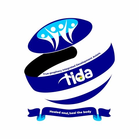 Logo of our organization and the image of children in the nature 