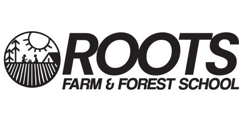 ROOTS Farm & Forest School logo featuring a tree and roots design representing nature-based education and environmental connection.