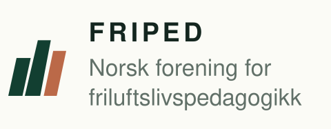 Logo of FRIPED – Norsk forening for friluftslivspedagogikk.